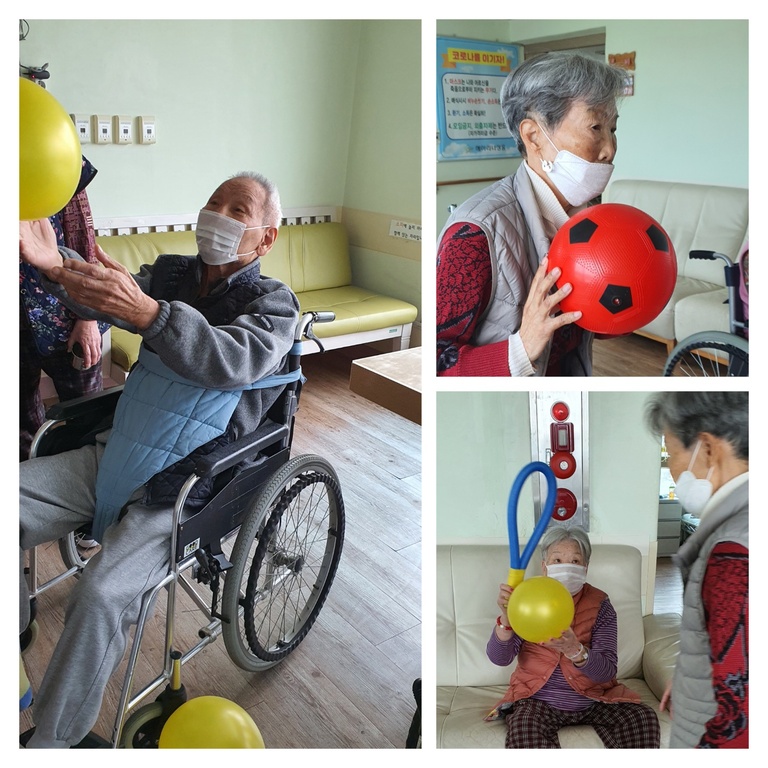 3월 여가활동 - 풍선치기와 미니농구