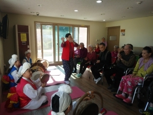 무지개 봉사단 공연