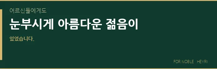헤이리너싱홈 입소이용안내 배너